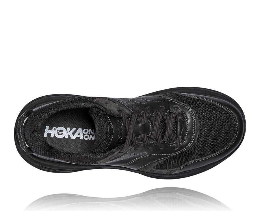 Hoka One One Running Shoes Mens Black - Bondi L - 36107QOMR